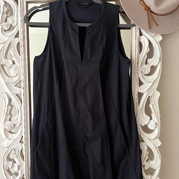 All Saints Dark Blue Dress - Picture 2 of 4